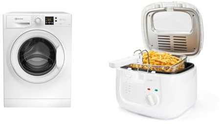 Bauknecht BPW 814 A Waschmaschine Frontlader/ 8kg & Clatronic® Fritteuse mit 2,5L Kapazität | Friteuse mit Fett