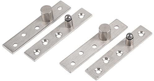 2PCS Charnière De Porte Pivotantes, Charniere Pivot Porte a Rotation Cachée De 360, Pivot Hinge En Acier Inoxydable Pour Porte, Armoire Et Placard, Charnières De Porte Rotatives Robustes