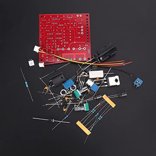 Kit de Fuente de Alimentación Regulada y Piezas Suministros Estabilizados Continuo 0 30V 2mA 3A con Sobrecarga y Cortocircuito