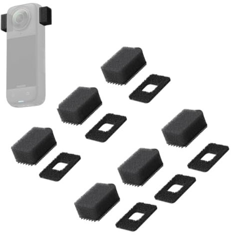 Fotoleey Microphone Windscreen foam for Noise Reduction for insta360 x4
