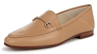 Sam Edelman Flat Loafers for Women - Loraine Medium Fit Sand Leather UK 6.5