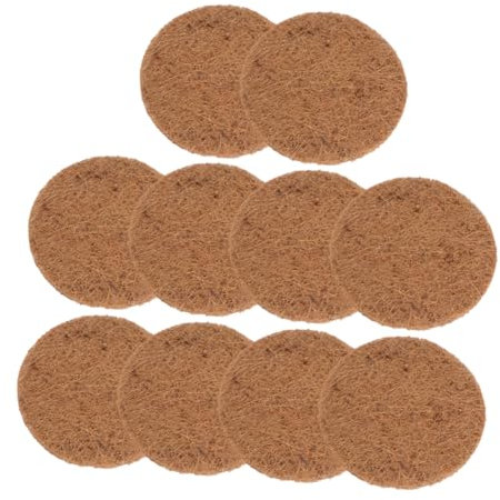 Toddmomy 10st Nesteinlagen Tauben: Kokospalmenseide Zuchtpads Für Papageien Taubennest Wachtelnest Nestunterlagen,5.9in