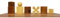 TAJ CHESS STORE Schachfiguren, Bauhaus, Holz, 32 Figuren, 400g, 24 Monate Garantie