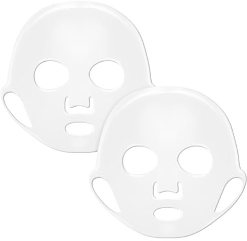 Lotsdonxia Reusable Silicone Face Mask Cover – Waterproof Moisturizing Facial Steam Mask to Lock in Nutrition and Prevent Evaporation