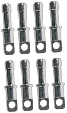 QSTDGVPW Endstopfen für Zeltstangen, Männliche Spitzen, Kompatibel mit 8,5 Mm/0,33 Zoll Aluminiumstangen, 8er-Packung