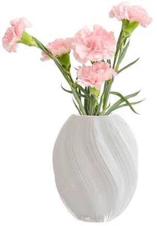 Marooma Glasvase Im Drehbaren Stil, Elegante Blumenvase für Heimdekoration, Boho-Vase für Blumen, Moderne Dekorative Vase für Büro, Schlafzimmer, Wohnzimmer, Tischdekoration (C)