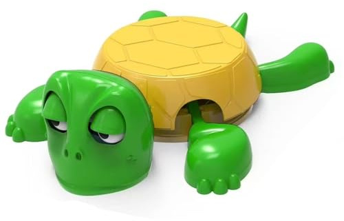 3D Printed Turtle Cup Coaster,Funny Coasters Holder with Liftable Limbs Expressive Face，Turtle Coasters，Unique Gift for Turtle Lovers (Light Green)
