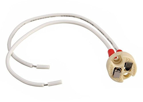 Geofray Mr16/Gu5.3 Sockel Halogen Led Lampenfassung Sockel Keramikkabel Hauptkabelstecker
