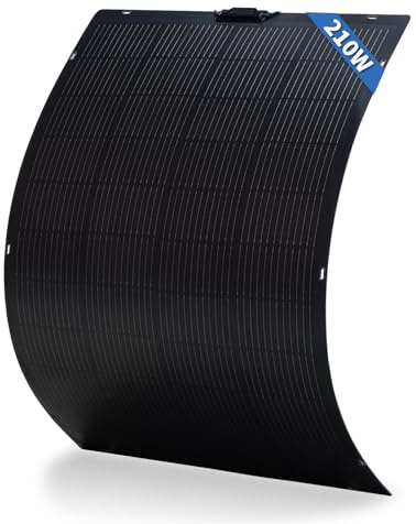 Module Solaire Photovoltaïque Monocristallin Flexible FIREFLY ENERGY, 210 W, Pour Camping-cars, Bateaux et Toits