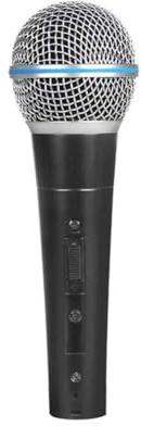 Pqahffowr Metal Dynamic Microphone Wired Microphone for Karaoke Singing Wedding DJ Speech Black 3.5mm Small