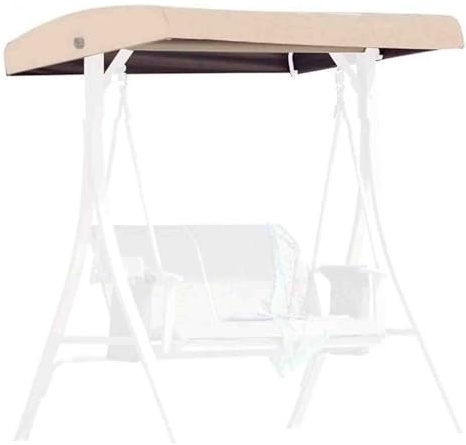 Ersatzdach für 3-Sitzer Hängematte - Sonnenschutz Wasserabweisendes Dach für Outdoor Garten