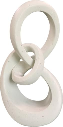 LAIKEARTS Scultura decorativa moderna a forma di nota musicale, sculture astratte, decorazione per la casa, statue da tavolino da caffè, estetica decorativa per mensole, sala da pranzo, soggiorno