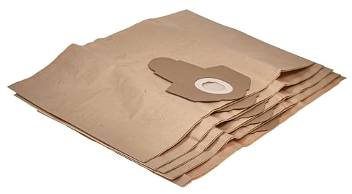 vhbw 5x Staubbeutel kompatibel mit Kärcher A 2901 / A2901 | A 2700 bis 2799, K 2150, A 3100 bis 3199 Staubsauger - 31,5cm x 19cm braun