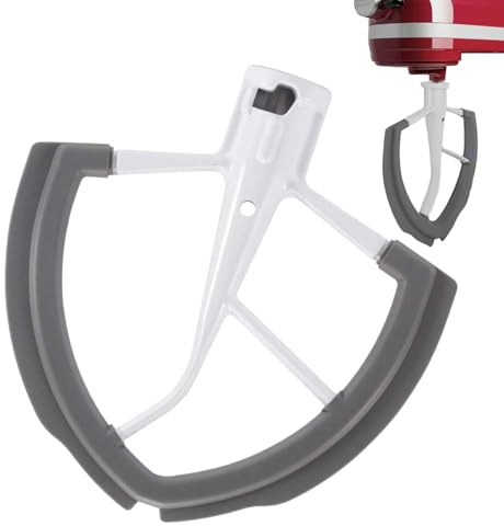 Flex Edge Handrührgerät – 6,89 Zoll ABS Silikon Werkzeug | Rührschüssel-Schaber – Flexibles und sicheres Küchenzubehör für Teig, Saucen, Sahne, Butter und Kruste zu Hause