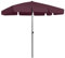 vidaXL Strandschirm Kippbar Sonnenschirm Balkonschirm Gartenschirm Ampelschirm Marktschirm Schirm Terrassenschirm Balkon Bordeauxrot 200x125cm