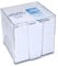 WAYTEX 931150 Memoblock mit 700 weißen Noten 9 x 9 cm mit transparentem Kunststoffhalter