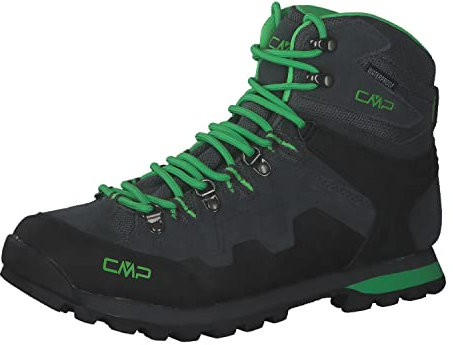 CMP Herren ATHUNIS MID Shoes WP Trekking-Schuhe, Grau-Fluo-Grün (Grey-Verde Fluo), 40 EU