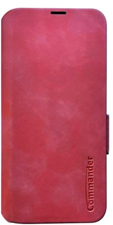 Peter Jäckel 20793 Handyhülle Book Case Elite Dark Red für Apple iPhone 15 Pro