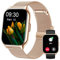 Popglory Smartwatch mit Telefonfunktion, Fitnesstracker 2 Zoll Touch-Farbdisplay,Blutdruckmessung Herzfrequenz Schlafmonitor SpO2, Sportuhr IPx8 Wasserdicht Schrittzähler für Damen Herren
