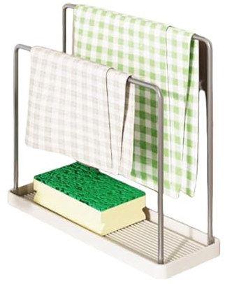 Porte - linge de Cuisine, boîte d'évier, Serviette éponge en Acier inoxydable 304, Chiffon à vaisselle, étagère de Rangement de Drainage, évier de Table, Bord étroit de l'évier