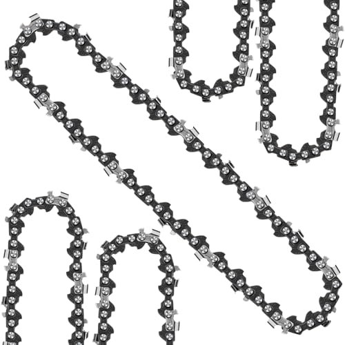 TETEWEVER 5 Stück Sägeketten 6 Zoll Kettensäge Kette 37 Antriebsglieder Sägekette für 6 Mini Kettensäge, Saw Chain für Gärten, Bauernhöfe, Zimmerei, Landschaftsbau