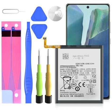 Akku für Galaxy Note 20, 4300mAh EB-BN980ABY Ersatzakku für Galaxy Note 20 Ultra SM-N985 N986 N986U mit Reparaturwerkzeugsatz