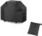 Newbob Large Bache de Protection pour Barbecue, 117x61x117cm Universelle Housse Barbecue Exterieur Housse Plancha, 420D Oxford Imperméable Coupe-Vent Anti-UV Couverture de Grill