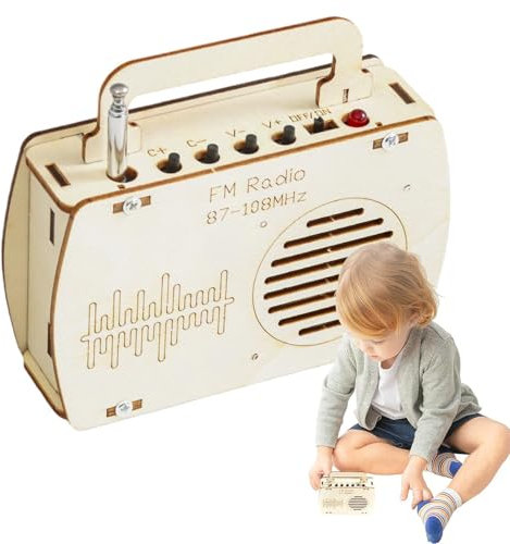 Elektronisches Bauset für Radio, aus, pädagogisches FM-Radio-Set – Studenten kommen zusammen, Hilfe für frühe Bildung für Anfänger, Jugendliche,