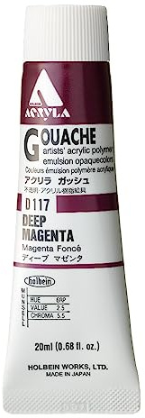 Holbein Acryla Gouache Deep Magenta (A) 20ml