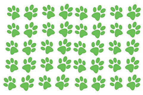 60 Second Makeover Limited Set of 40 Paw Prints Vinyl Stickers for Laptop Notebook Tablet Decal Decoration