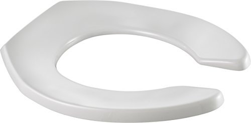 Carrara & Matta Sta-Tite White Anti-Vandal Plastic Bottom Fitting Toilet Seat (Centers 155mm) by Carrara & Matta