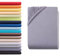 Hometex Premium Textiles Spannbettlaken Spannbetttuch Doppelpack 90-100 x 200 cm, Bettlaken Jersey aus 100% Baumwolle, Matratzen bis 23-25 cm, Oeko-TEX Made IN Green, Grau