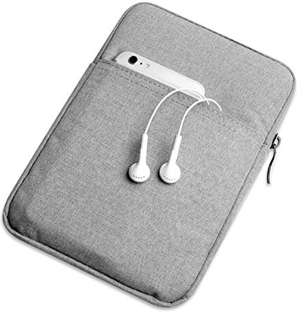 Laptop Sleeve Case Compatible for MacBook Pro/MacBook Air/iPad Pro, Protective Waterproof Laptop Travel Carry Bag for Dell XPS 13,Envy x360,ASUS ZenBook,Lenovo Yoga，Light Grey,8(23.5X16.5X15cm)