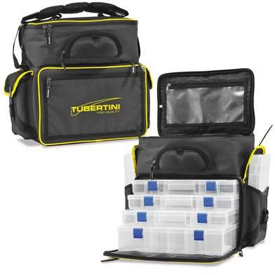 Tubertini Borsa da Pesca Surfcasting Mare Barca Bolentino Beach