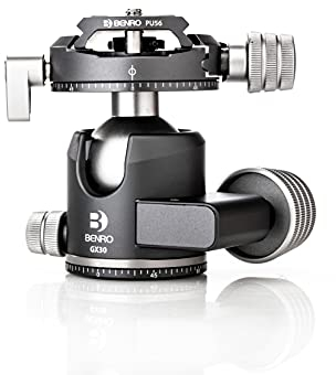 Benro GX30 basso profilo Ballhead PU56 Piastra