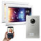 Goliath Hybrid | IP | Full-HD Video Türsprechanlage | App | 2-Fam | 2 x Full-Touchscreen 10 | Aluminium Unterputz Türstation | + Feedback Modul | 180° Ultra-Weitwinkel | AV-IPS-530