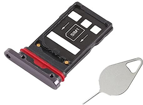 OnlyTech – Kartenhalter für Huawei Mate 20 Pro Dual-SIM-Karte und Micro-SD-Speicherkarte, Schwarz + Werkzeug zum Entfernen