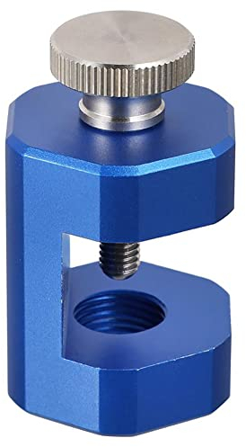 CENPEK 14mm Strumento di Distanza Universale per Candele di precisione per Auto, Candele in Alluminio Billet con Filettatura per Candele (Blu)