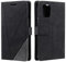 Vankii Kompatibel mit OnePlus 8T Hülle, Flip Wallet Handyhülle PU Leder Brieftasche Tasche Case Stoßfeste Schutzhülle [Kartenschlitzen] [Magnetverschluss] [Standfunktion] (Schwarz)