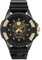 Philipp Plein Herren Analog Quarz Uhr mit Silikon Armband PWAAA1321