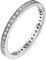 Bestyle Ringe für Damen Herren mit Zirconia Silber 925 Eternity Ring Engagement Ring Eheringe Trauringe Kristall Ring Größe 59