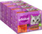 Whiskas 7+ Katzenfutter Klassische Auswahl in Sauce, 12x85g (4 Packungen) – Hochwertiges Nassfutter ab dem 7. Lebensjahr in 48 Portionsbeuteln