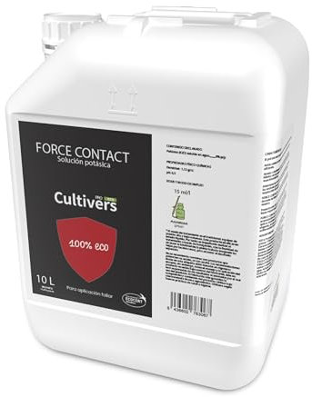 CULTIVERS Savon potassique écologique 10 L. Super concentré. Agit par contact. Super concentré. Utilisations multiples. Protection 100 % naturelle pour vos plantes. Améliore les défenses des plantes
