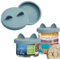OHMO Couvercle Silicone Alimentaire, Couvercles Conserve en Silicone sans BPA de Petite Taille pour Aliments pour Chats et Chiens (70-85 g), Set de 2