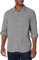 Club Monaco Herren Sommer Double Face Gaze Shirt, GRAU, L