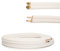 Tubo rame condizionatore 1/4 & 3/8 Kit tubi rame per climatizzatore Isolato Cartellati 1m-25m con dado o senza dado (senza dado, 20m)