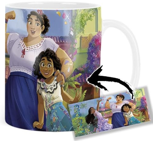 MUGSVILLE Encanto Stephanie Beatriz Mirabel Madrigal Jessica Darrow Diane Guerrero Taza Ceramica Mug