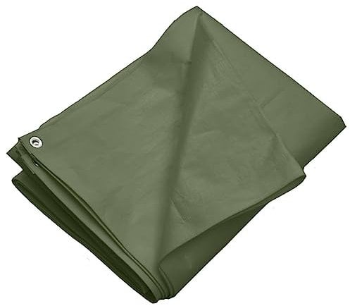 vidaXL Abdeckplane Schutzplane Gewebeplane Bootsplane Bodenplane Gartenplane Holzplane Schutzfolie Industrieplane Plane 260g/m² 6x10m Grün HDPE