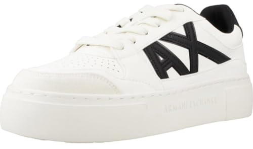 Armani Exchange Women's Kurt, Color Contrast, Chunky Sole Sneaker, Multicolor, 36