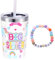 GOGOBAY Big Sister Gifts for Girls - 12 oz Big Sister Cup and Pink Sister Bracelet,Stainless Steel Mug Vacuum Insulated Tumbler and Straw,Gifts for Older Siblings of New Baby Christmas New Year Gift